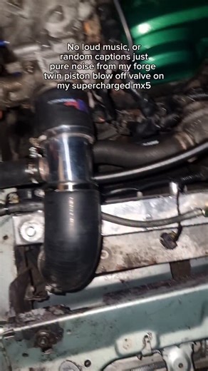 Anthony on Instagram: "Have a heavier spring on the way for it as it shouldn't be open at idle but it sounds cool at least lol #fyp #mx5 #boost #supercharger #asmr"
