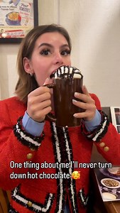 Just over here minding my business and accidentally giving myself a whipped-cream nose job. It’s called holiday glam… look it up ☕️ | Madisyn Shipman