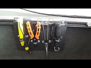 DIY Boat or Kayak Gunnel Track Tool Storage
