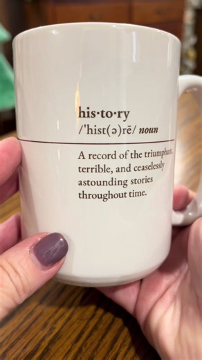 History every day! I love this mug by Uncommon Goods! The quality is top notch and it’s just really unique! Perfect gift for any history buff! @Uncommon Goods Shop #history #historytok #giftidea #blackfriday #cybermonday