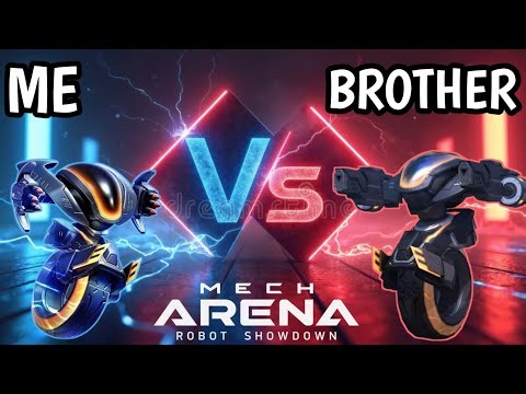 ME VS BROTHER in Mech Arena 🤖🔥 Custom Match Extreme Gameplay | Epic 1v1 Battle