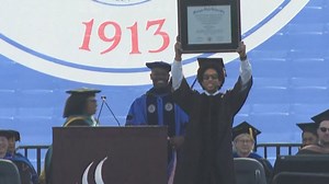 'GSU, I am home right now' | Atlanta rapper Ludacris awarded honorary degree before delivering commencement speech