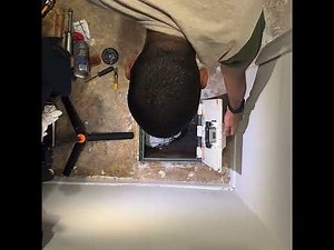 Full video, opening hidden floor safe that found after he removed the floor. He found some treasure.
