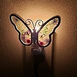 KY&BOSAM Stained Glass Cat Night Lights Plug into Wall 1-Pack 7W Plug in Night Light Dusk to Dawn 3000K Warm White Bright Nightlight Switch-On/Off for Adults Kids Room Bathroom Hallway Kitchen Non-Dim