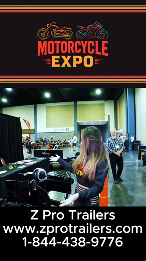 Kristen Strout | Check out one of my favorite booths at the Motorcycle Expo. @zpro_trailers !! Click the link in my bio to see the full video! 🎥:... | Instagram