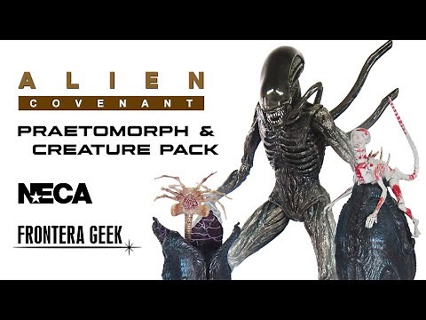 NECA - Alien Covenant PRAETOMORPH (Xenomorph) & CREATURE PACK | Review en Español | Unboxing Review