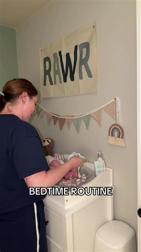 Sleep training tip- give them to Grammy for 5 nights. Works like a charm 🤣 #babysleep #sleeptraining #bedtimeroutine #nightroutine #postpartum