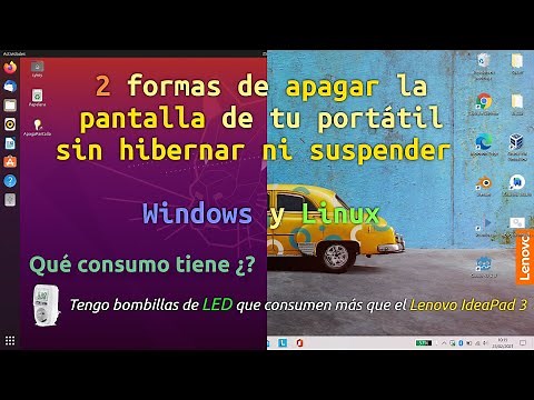 How to turn off the laptop screen (Linux/Ubuntu and Windows)