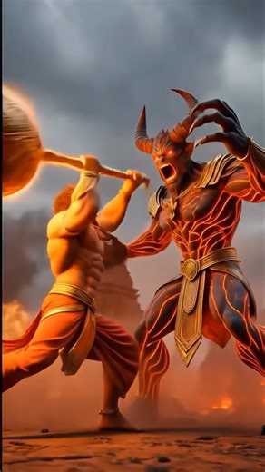 Part 1 – Abhi to ye angdai hai...🔥Part 2 me asli ladai hai ⚡🚩#hanuman #bajrangbali #hanumanji