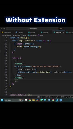 Mr Gen-Z on Instagram: "Use Extension for Suggestions | You can do it! Boost Your Tailwind CSS Productivity with VS Code Extensions! In this short, I show the difference between writing Tailwind CSS manually vs. using the official Tailwind CSS IntelliSense extension in VS Code — and how it supercharges your workflow! 🔧 What You'll See: ✅ Writing Tailwind classes without extension (manual typing) ✅ Installing & enabling Tailwind IntelliSense ✅ Real-time autocomplete suggestions for utility class