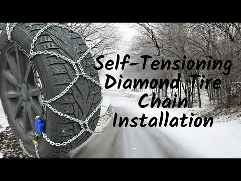 Self Tensioning Diamond Tire Chains Installation