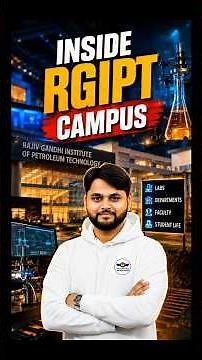 Rajiv Gandhi Institute of Petroleum Technology (RGIPT) Campus Tour #rgipt #shorts #jeemains