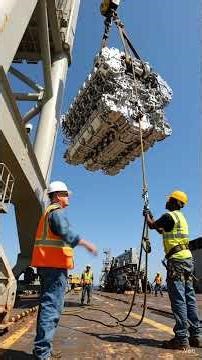 “Replacing the Heart of a Giant Ship😱#ocean #ship