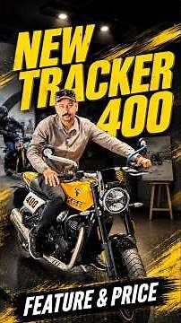 NEW Tracker 400 Review 2026 | Exhaust Sound 🔥, Top Speed, Colours, Features & Price | #shorts #viral