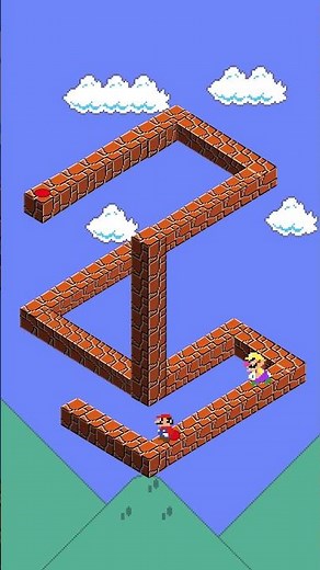 Mario&Wario are good friends. #mario #nintendo #memes #shorts #animation