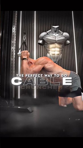 Step by step guide to do Cable Crunches perfectly #shorts