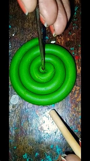 New clayart sho# clayart #artwork#diy#art#how#shortsfeed#shorts##clay #diycraft#ytshorts#5minutecr#y