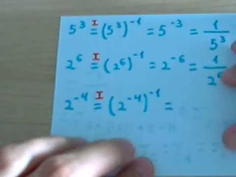 Inversa de una potencia