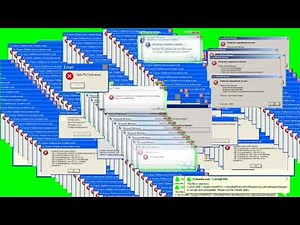 Windows Error Spam Green Screen (FREE TO USE)