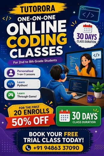 Python coding class - enroll today