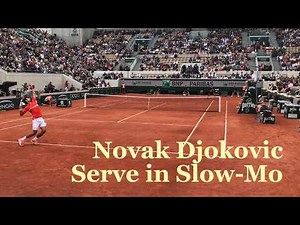 Novak Djokovic | Perfect Serve in Slow Mo