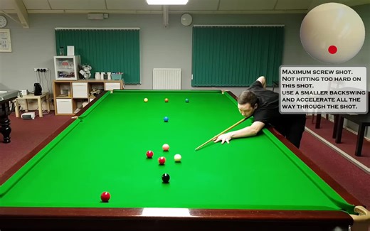 【Barton斯诺克教学019】通过简单的杆法实现连续击打（Snooker Beginner Break Building - Snooker Lesson）