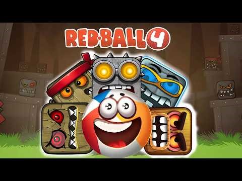 Red Ball 4 - Ball Friends - All Levels - All Bosses - All Volumes - Full Game - Gamepad Gameplay