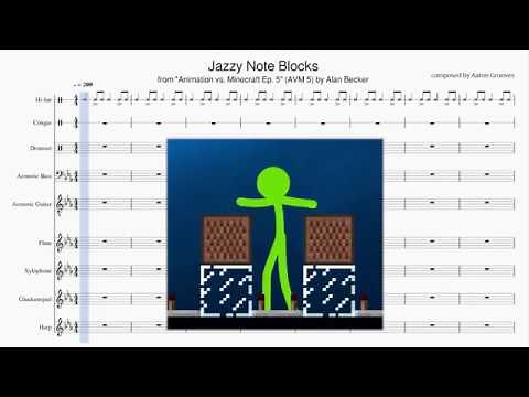 "Jazzy Note Blocks" Sheet Music (& Piano Jam by Aaron Grooves)