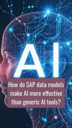 How do SAP data models make Al more effective than generic Al tools? | ZaranTech #shorts