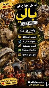 أجمل رحله سفاري في بالي Best Safari In Bali #بالي
