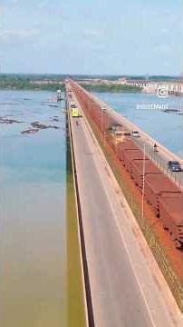 Car and train on the same bridge? Discover the Marabá Bridge! 🚂🚗
