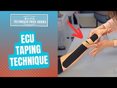 Decrease WRIST PAIN Using This ECU Kinesiotaping Approach | Technique Peek Series