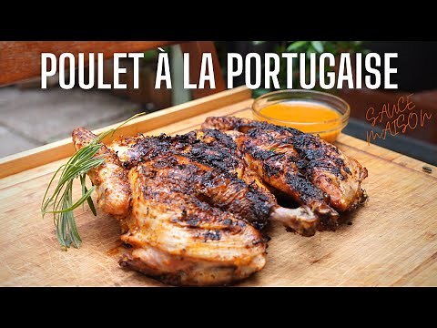 Portuguese Grilled Chicken on the Barbecue -- Food is Love
