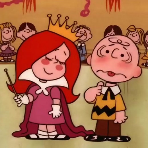 El primer beso de Charlie Brown y la niña pelirroja