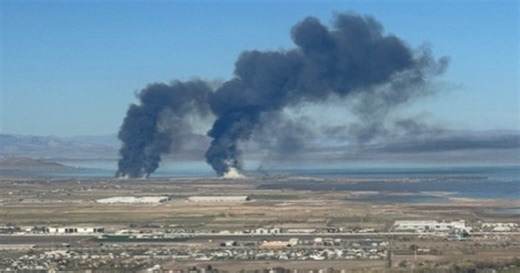 Controlled burn along the shore of Utah Lake sparks alarm