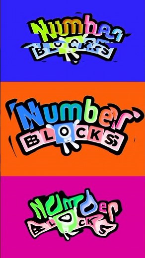 Numberblocks intro logo effects