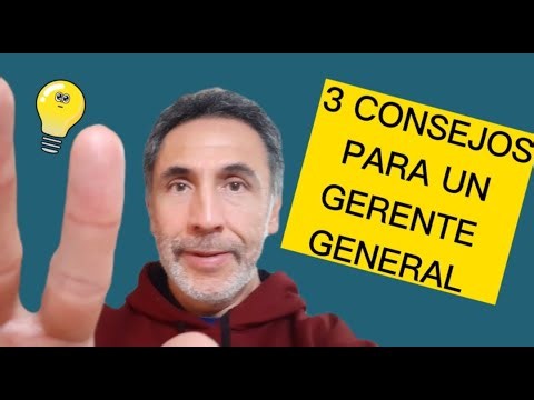 NO dejes de HACER esto si recién EMPIEZAS | Qué debes hacer como GERENTE GENERAL #ceo