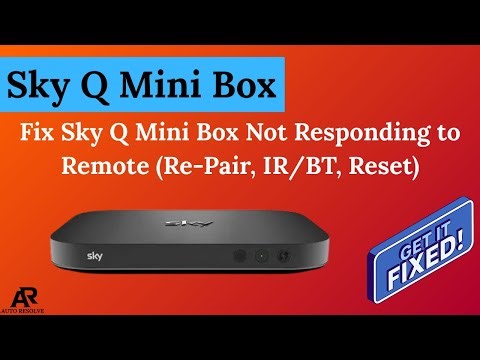 How to Fix Sky Q Mini Box Not Responding to Remote (Re-Pair, IR/BT, Reset)