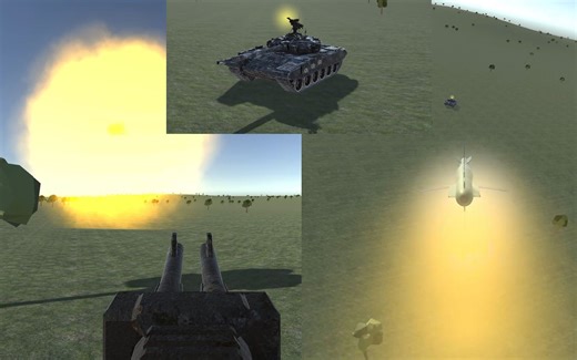 我TM全射爆! 导弹制导 与 机枪反导 模拟器