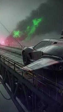 Neon Cyberpunk Ambience ⚡ Deep Focus Music for Study, Sleep & Coding #Shorts