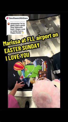 Replying to @Kristyn MARISSA MY ANGEL flying on @Southwest Airlines out of Fort Lauderdale airport around 930 am on Easter Sunday 4/5/26. I love you. Your act of kindness and helping where you did not have to will live in my heart as a core memory 🥹 #kindness #fyp #southwest #marissa #myshayla