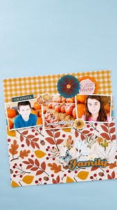 Fall in love with scrapbooking this season! Create an adorable autumn scrapbook layout using the Storytelling and All Seasons Scrapbooking Collections! From leaf-loving layers to cozy sentiments, this page is un-be-leaf-able 🧡 Ready to craft your own fall story? Shop now 🔗https://spellbinders.shop/28fb #neverstopmaking #cardmaking #papercraft #scrapbooking #scrapbookinglayout | Spellbinders Paper Arts