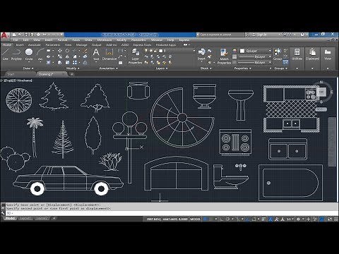 شرح مكتبة بلوكات AutoCad المميزة التي يجهلها الكثير منا (AutoCad Blocks & Dynamic Blocks Library)