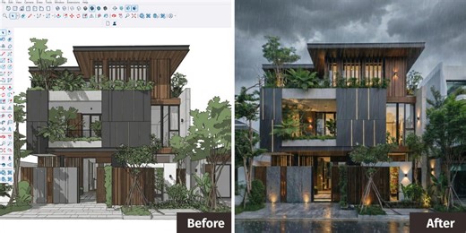 AI Custom 3D Rendering Service, Interior and Exterior Design, Realistic House Visualization, Home Renovation and Facade Makeover - Etsy