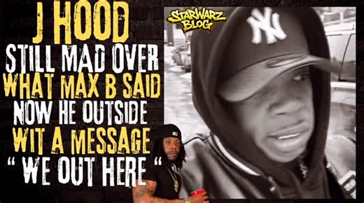 STARWARZ BLOG on Instagram: "@realjhood “We Out Here” Moment — Still Pressed After @maxb140 Speaks? J Hood looks like he’s still in his feelings after what Max B said about him on the @nofunnyshitshow Now he goes live, walking outside in a neighborhood, saying“we out here” while showing buildings behind him like it’s a message meant for someone specific. What makes it interesting is the mystery — nobody really knows where he’s at. Could be Yonkers, could be the Bronx, could even be somewhere tie