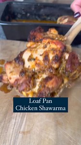 Here's how to make chicken shawarma in your loaf pan: Ingredients: 2 lbs boneless, skinless chicken, pounded to ¼-inch thickness 3 tsp ground cumin 2 tsp ground coriander 2 tsp smoked paprika 1 tsp ground cinnamon ½ tsp ground allspice ½ tsp ground nutmeg Salt and pepper to taste 3 tbsp plain Greek yogurt 6-8 cloves garlic, minced 1 stick butter, melted and cooled ⅓ cup grated Parmesan ¼ cup minced parsley Instructions: -In a bowl, mix the chicken with yogurt, spices, garlic, butter, Parmesan, a