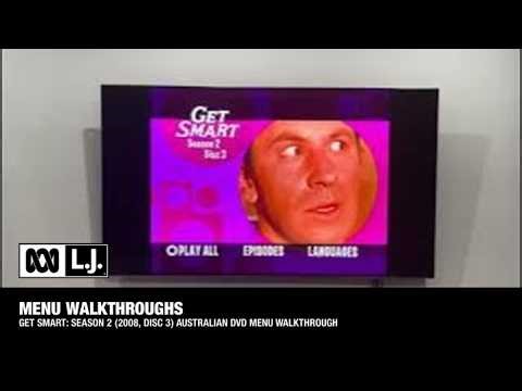 Get Smart: Season 2 (2008, Disc 3) Australian DVD Menu Walkthrough