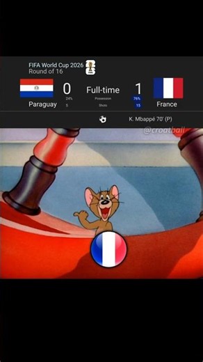 Paraguay vs France 0-1 | Mbappe Goal
