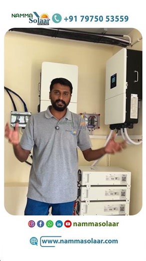 ☀️ 20+20KW Hybrid Inverter with 30kWh Battery Installed for Farmhouse