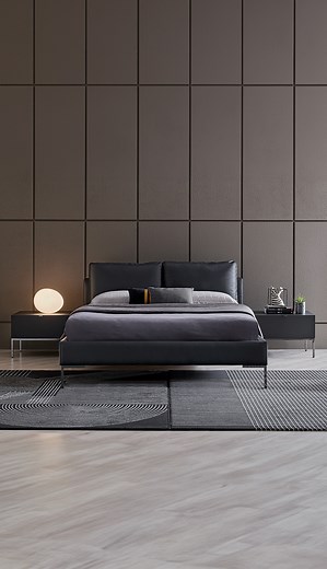 Göz alıcı detaylar ile öne çıkan Legato Başlıklı Karyola, modern tasarımı, dingin ve genç çizgileri ile dinlenme alanlarını konforlu hale getiriyor. #EnzaHome #EnÇokSen | Enza Home